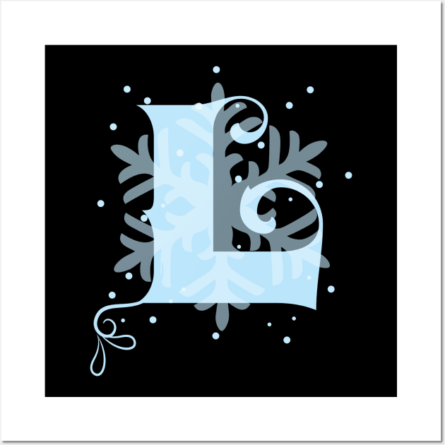 Winter Letters M Wall Art by emma17